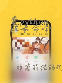 查python版本命令