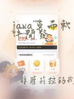java桌面软件开发