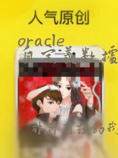 oracle 自定义数据类型