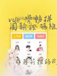 vue 滑动拼图验证码组件