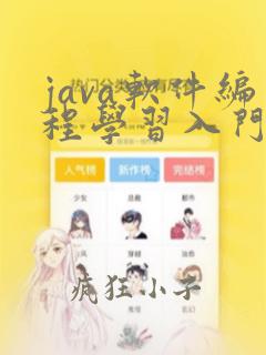 java软件编程学习入门
