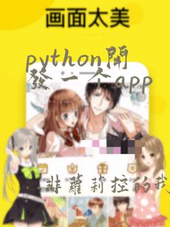 python开发一个app