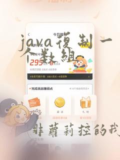 java复制一个数组
