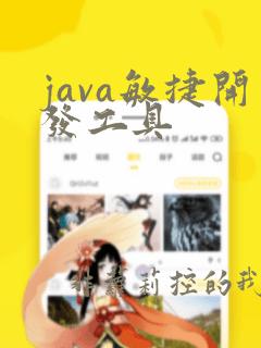 java敏捷开发工具
