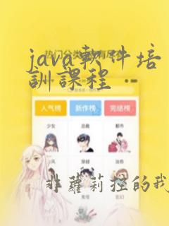 java软件培训课程