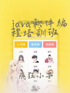 java软件编程培训班