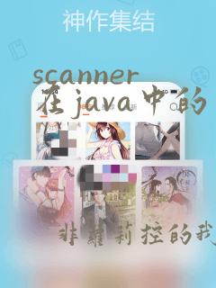 scanner在java中的用法