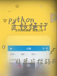 python 自动换行
