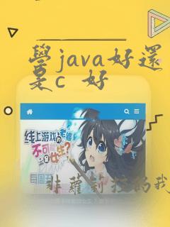 学java好还是c  好