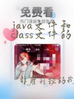 java文件和class文件的区别