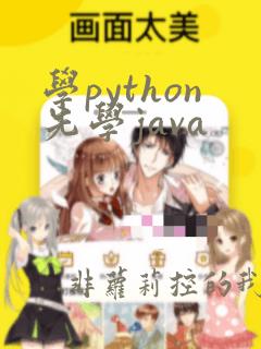 学python先学java