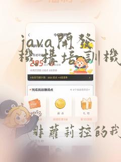 java开发 机构培训机构