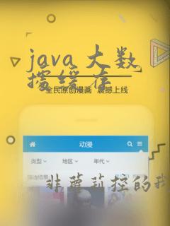 java 大数据缓存