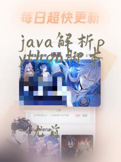 java解析python脚本
