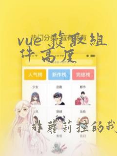 vue 获取组件高度