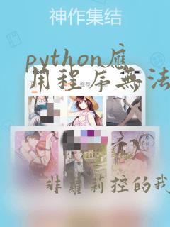 python应用程序无法正常启动
