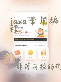 java常用编程