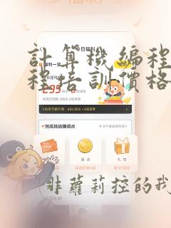 计算机编程的课程培训价格