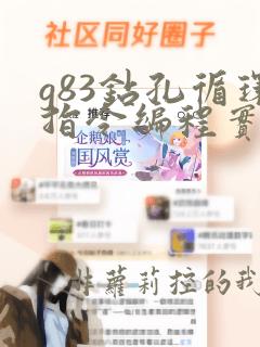 g83钻孔循环指令编程实例