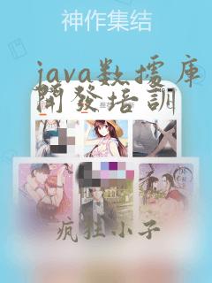 java数据库开发培训