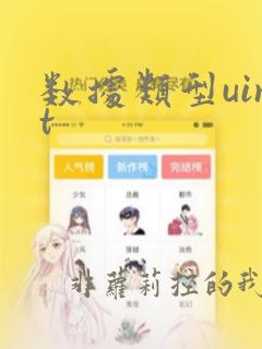 数据类型uint
