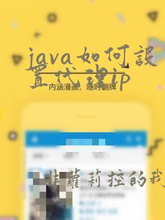 java如何设置代理ip
