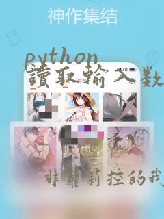 python 读取输入数据