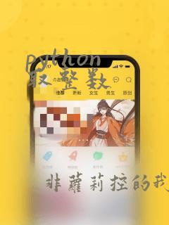 python 取整数