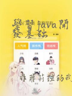 学习java开发基础
