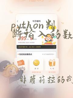python判断输入的数据类型