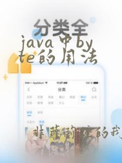 java中byte的用法