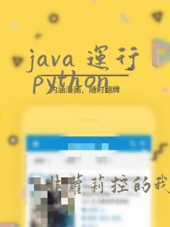 java 运行 python