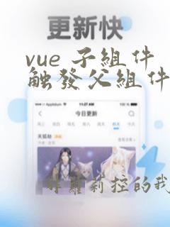 vue 子组件触发父组件方法
