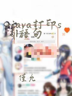java打印sql语句