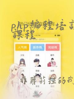 php编程培训课程