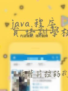 java 程序员 培训学校