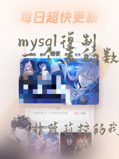 mysql复制一个表的数据到另一个表