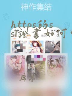 https的ssl证书如何申请