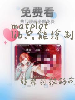 matplotlib只能绘制2d图表