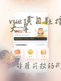 vue项目数据大屏