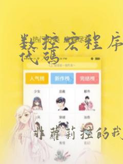 数控宏程序指令代码
