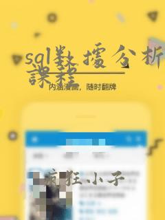 sql数据分析课程