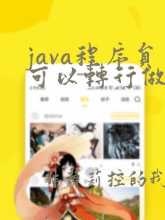 java程序员可以转行做什么