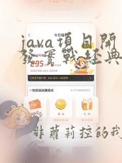 java项目开发实战经典