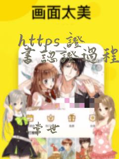 https 证书认证过程