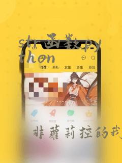 str函数python