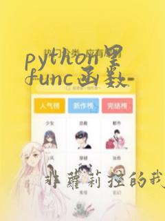 python里func函数