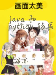 java 和 python 的区别