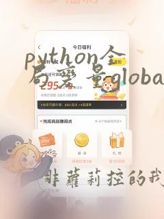 python全局变量global用法