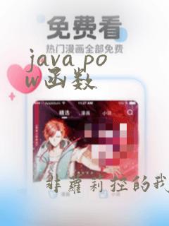 java pow函数